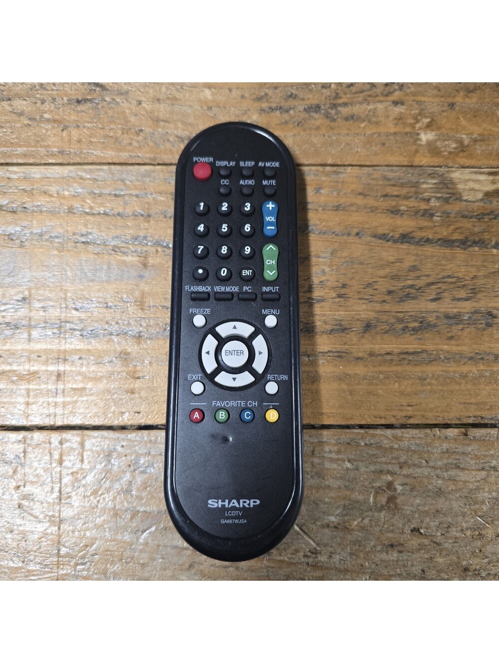 Sharp LCDTV GA667WJSA Original Remote Control Tested